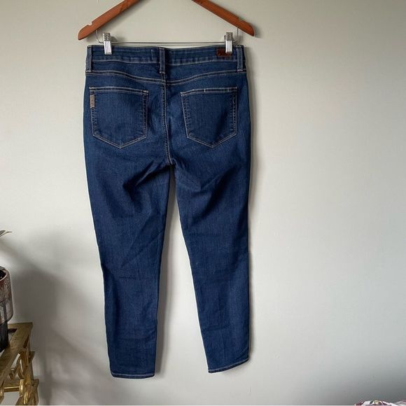 PAIGE Verdugo Crop Dark Wash Skinny Jeans - Picture 2 of 4